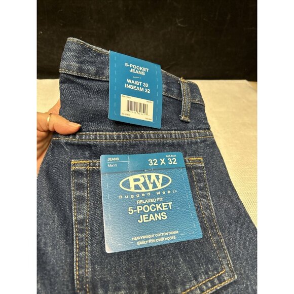 Men’s Jeans Rugged Wear Relaxed Fit 32x32 - Picture 6 of 8